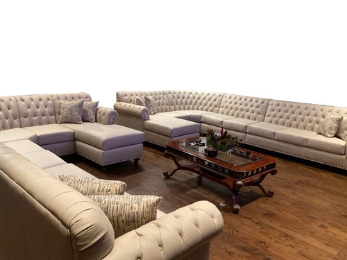 Casa Leather signature sectional sofa (8 + 8 seater)
