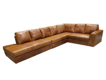 Load image into Gallery viewer, Leather Sectional Sofa