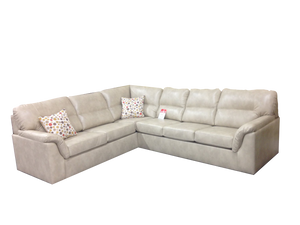 Casa Leather Premium Fabric Sectional Sofa