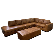 Load image into Gallery viewer, Leather Sectional Sofa