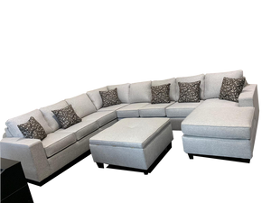 U Fabric Sectional Sofa