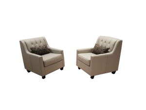 Casa Leather Chic Single Seater Sofa/